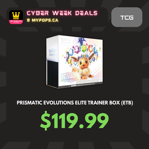 *CYBER WEEK* Pokemon TCG: Scarlet & Violet - Prismatic Evolutions Elite Trainer Box (ETB)
