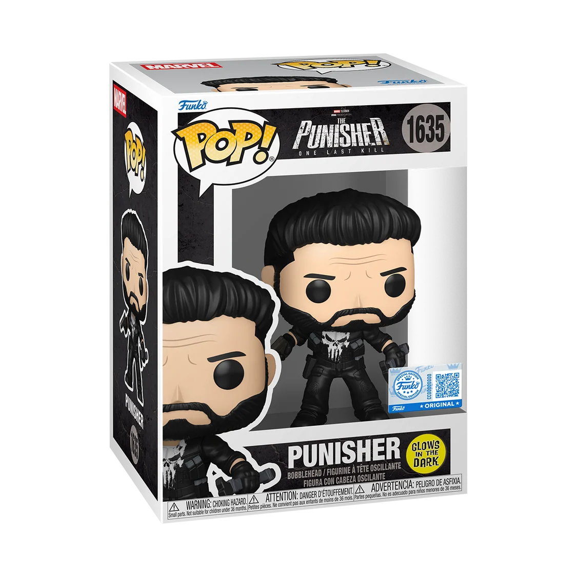 Funko Pop! Marvel: The Punisher One Last Kill - Punisher #1635 [Funko Special Edition - Glow-In-The-Dark (GITD)] *PREORDER*
