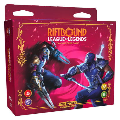 League of Legends: Riftbound TCG - Vendetta English Zed Vs. Shen Showdown Box *PREORDER*