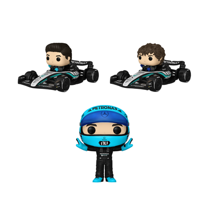 Funko Pop! Sports: Racing - Rides! George Russell / Rides! Kimi Antonelli / George Russell *PREORDER*
