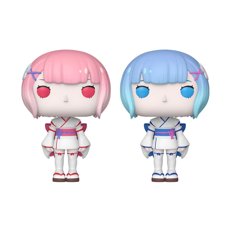 Funko Pop! Anime: Re:Zero - Ram & Rem (Childhood Version) 2pk [Funko Special Edition] *PREORDER*