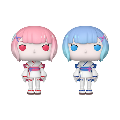 Funko Pop! Anime: Re:Zero - Ram & Rem (Childhood Version) 2pk [Funko Special Edition] *PREORDER*