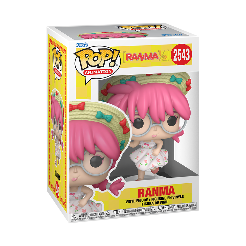 Funko Pop! Anime: Ranma 1/2 - Ranma #2543 / Akane with P-Chan #2544 *PREORDER*