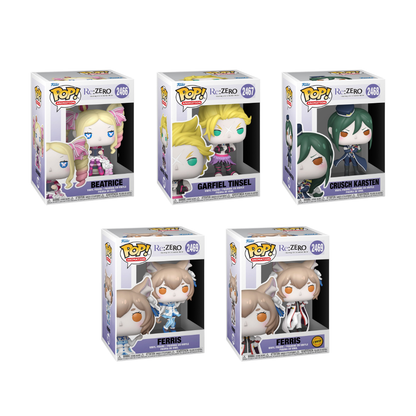 Funko Pop! Anime: Re:Zero - Beatrice / Garfiel Tinsel / Crusch Karsten / Ferris *PREORDER*