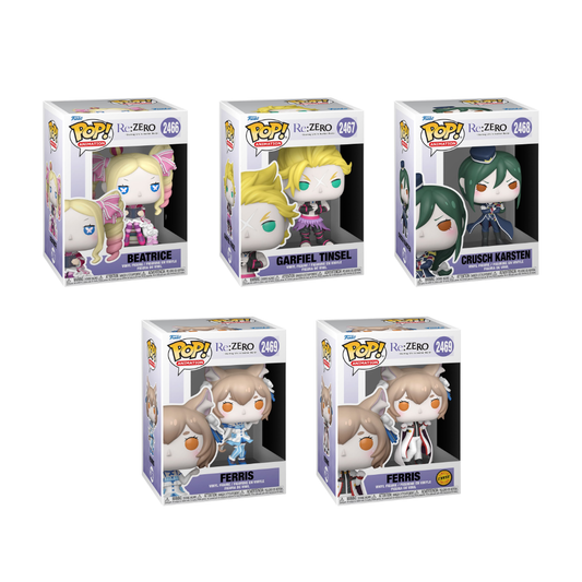 Funko Pop! Anime: Re:Zero - Beatrice / Garfiel Tinsel / Crusch Karsten / Ferris *PREORDER*