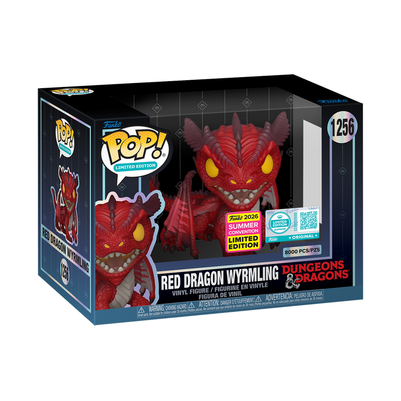 Funko Pop! Games: Dungeons & Dragons - Red Dragon Wyrmling #1256 [2026 Shared Summer Convention Exclusive - 8,000pcs] *PREORDER*