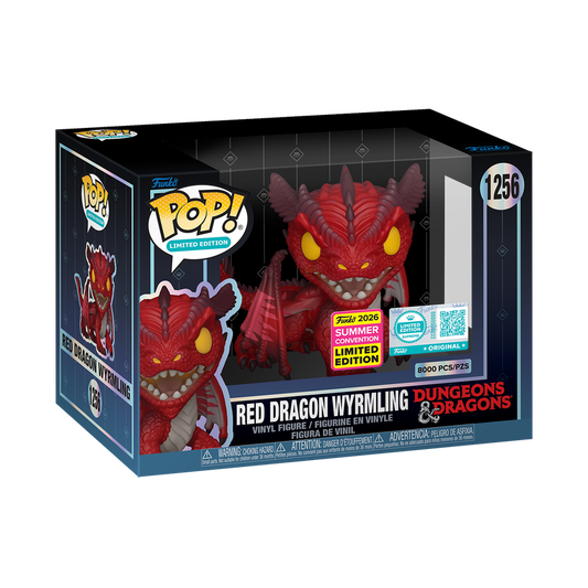 Funko Pop! Games: Dungeons & Dragons - Red Dragon Wyrmling #1256 [2026 Shared Summer Convention Exclusive - 8,000pcs] *PREORDER*