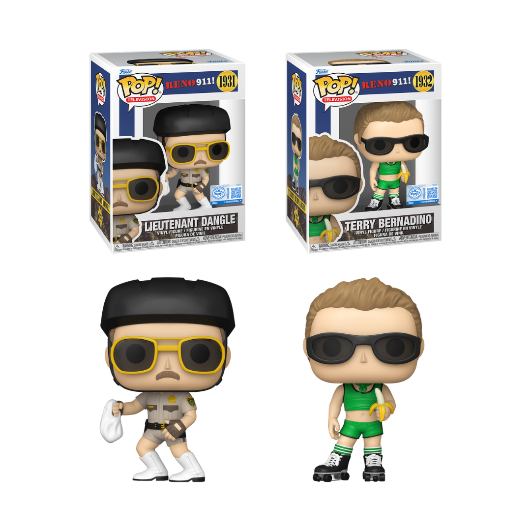 Funko Pop! Television: Reno 911 - Lieutenant Dangle / Terry Bernadino [Exclusive] *PREORDER*