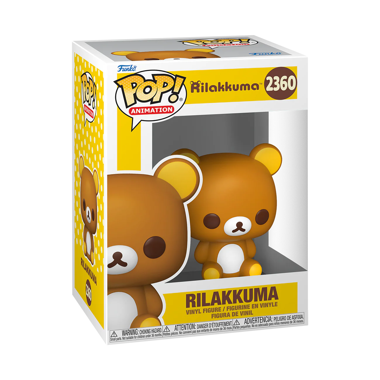 Funko Pop! Animation: Rilakkuma - Rilakkuma / Korilakkuma / Chairoikoguma / Kiiroitori *PREORDER*