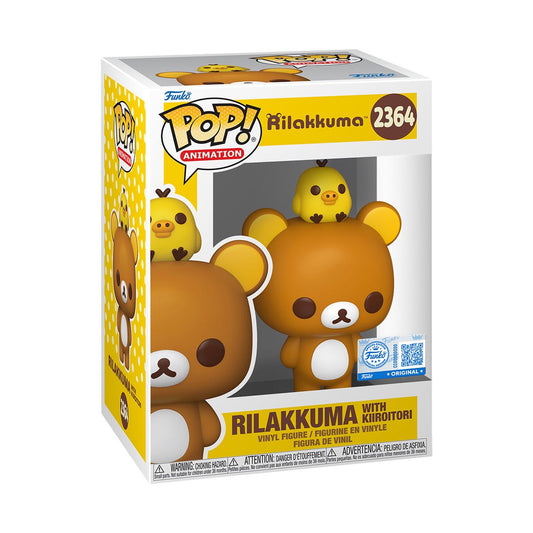 Funko Pop! Animation: Rilakkuma - Rilakkuma with Kiiroitori #2364 [Funko Special Edition] *PREORDER*