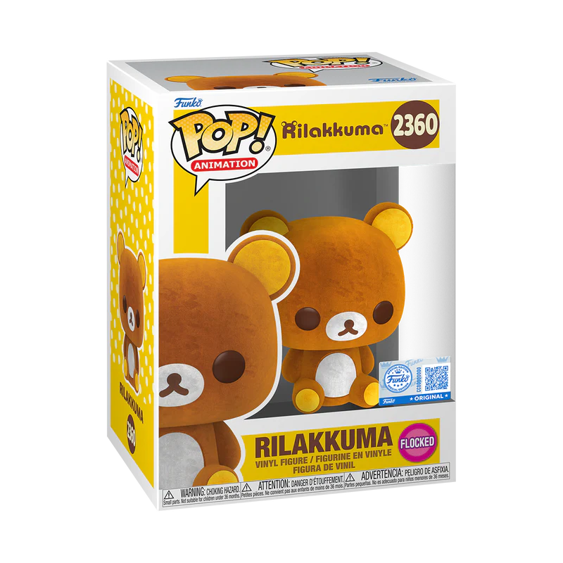 Funko Pop! Animation: Rilakkuma - Rilakkuma (Flocked) #2360 [Funko Special Edition] *PREORDER*