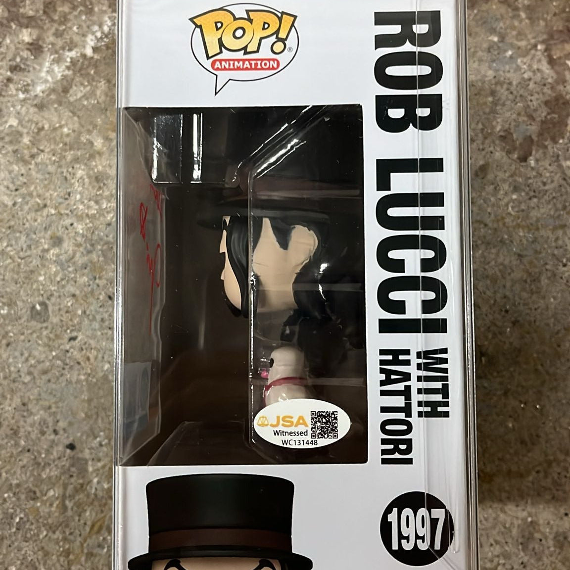 Funko Pop! Anime: One Piece - Rob Lucci with Hattori #1997 [Toy Temple Exclusive] Chase SIGNED BY JASON LIEBRECHT