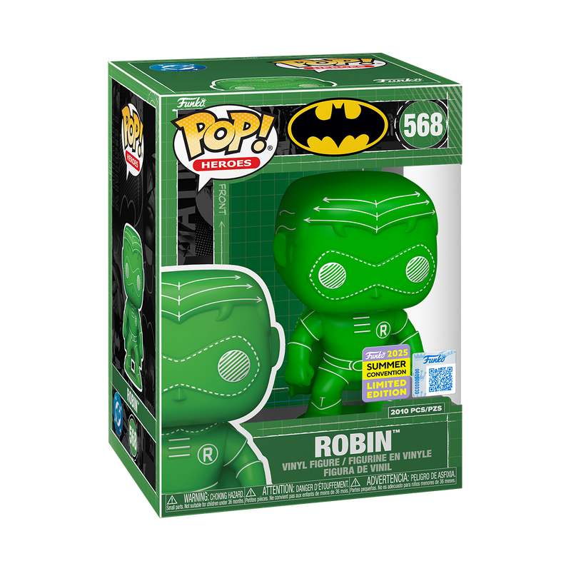 Funko Pop! DC: Batman - Robin (Green Blueprint Deco) #568 [2025