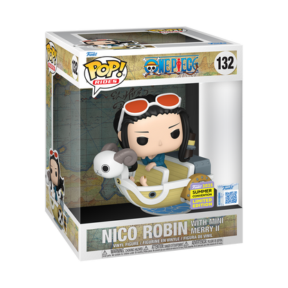 Funko Pop! Anime: One Piece - Nico Robin with Mini Merry II #132