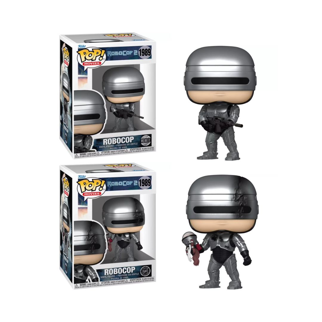 Funko Pop! Movies: Robocop 2 - Robocop (Metallic) #1989