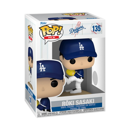 Funko Pop! Sports: MLB Baseball - Roki Sasaki (Dodgers) #135 *PREORDER*