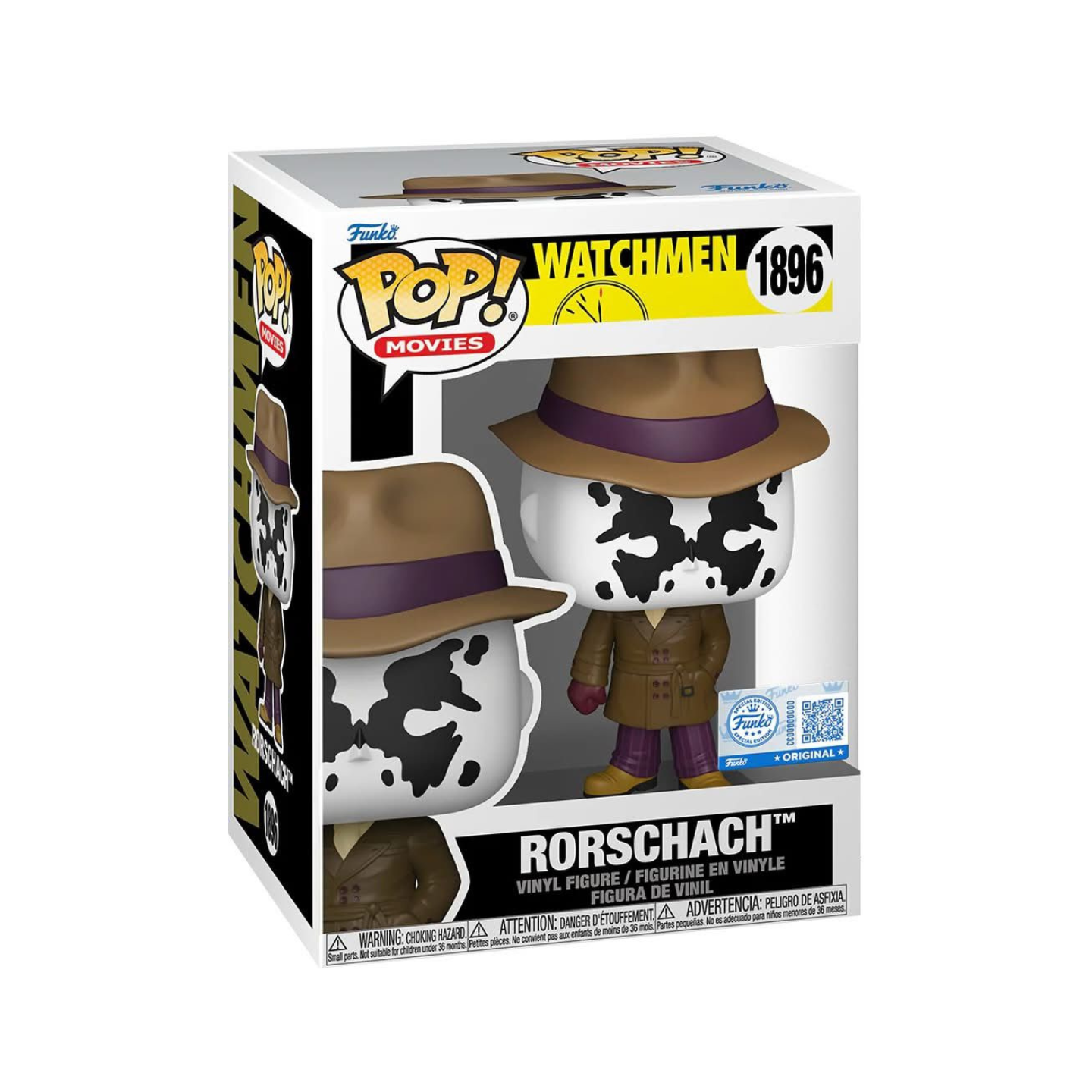 Funko Pop! Movies: Watchmen - Rorschach #1896 [Funko Special Edition]