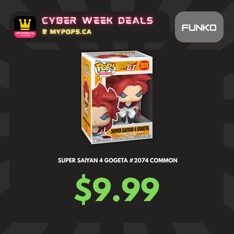 *CYBER WEEK* Funko Pop! Anime: Dragon Ball GT - SS4 Gogeta #2074 (Common)