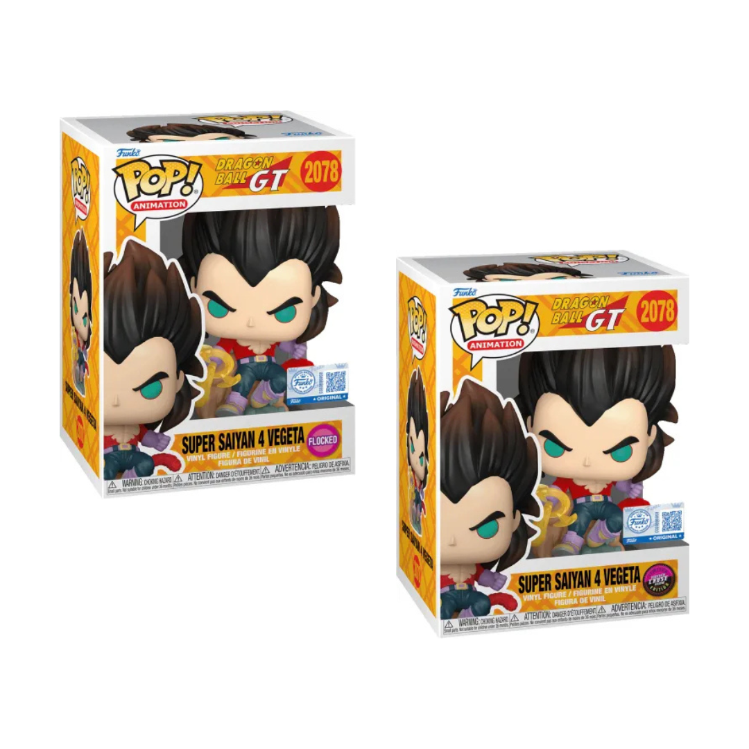 Funko Pop! Anime: Dragon Ball GT - Super Saiyan 4 Vegeta (Flocked) #2078 [Funko Special Edition]