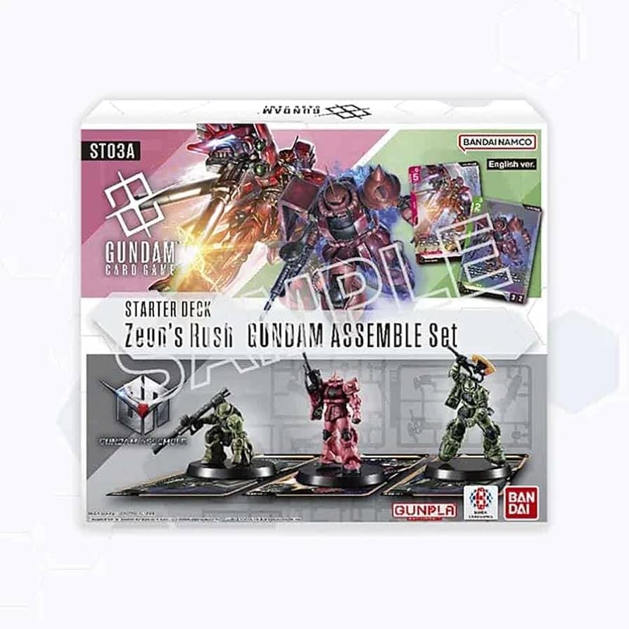 Gundam CG - ST-03A [ST03A] Gundam Assemble / Zeon's Rush Starter Set Deck