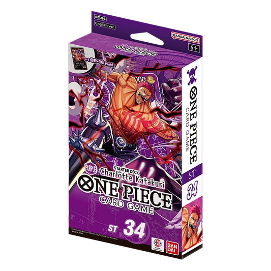 One Piece TCG - ST34 [ST-34] Purple Charlotte Katakuri Starter Deck *PREORDER*