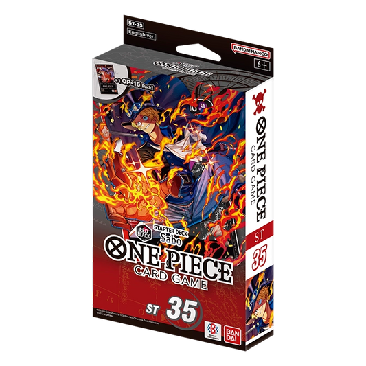 One Piece TCG - ST35 [ST-35] Red / Black Sabo Starter Deck *PREORDER*