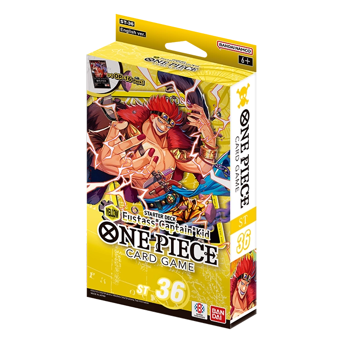 One Piece TCG - ST36 [ST-36] Yellow Eustass "Captain" Kid Starter Deck *PREORDER*