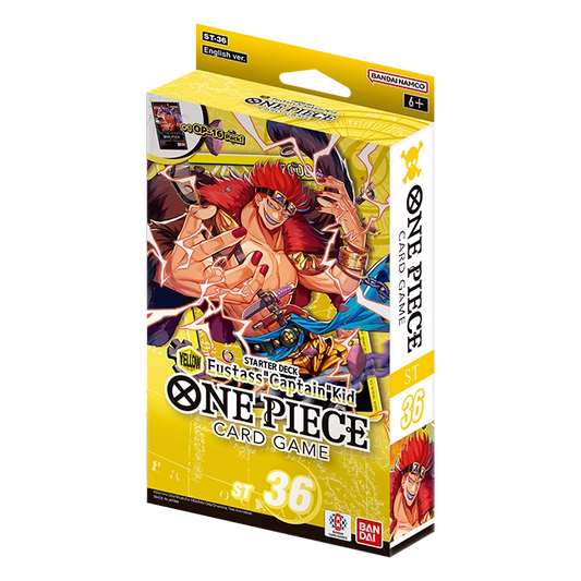 One Piece TCG - ST36 [ST-36] Yellow Eustass "Captain" Kid Starter Deck *PREORDER*