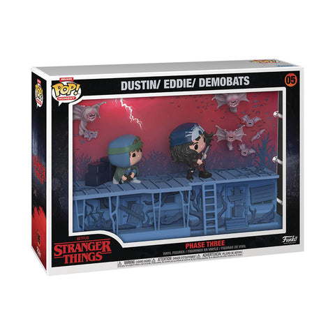 IN STORE ONLY - FUNKO POP! MOMENT STRANGER THINGS PHASE THREE DUSTIN EDDIE DEMOBATS