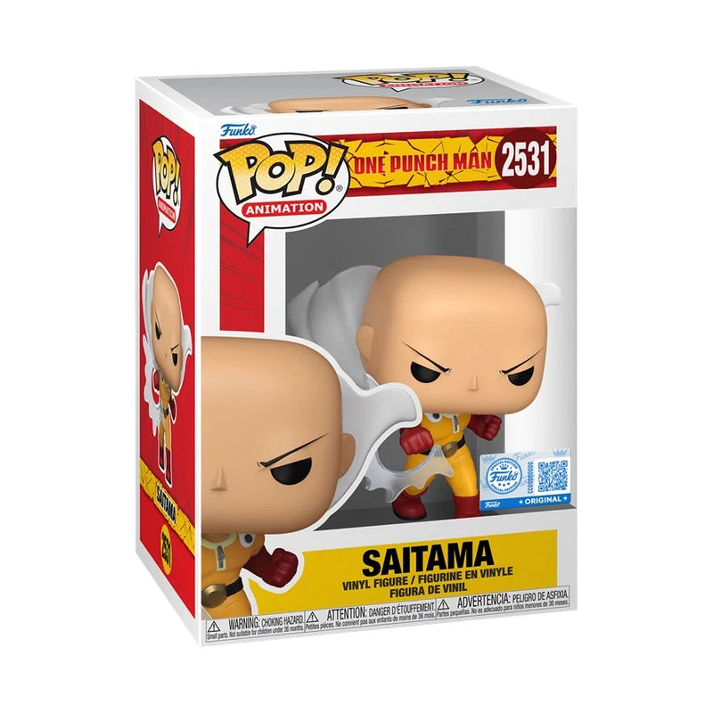 Funko Pop! Anime: One Punch Man - Saitama (Punching) #2531 [Funko Special Edition] *PREORDER*