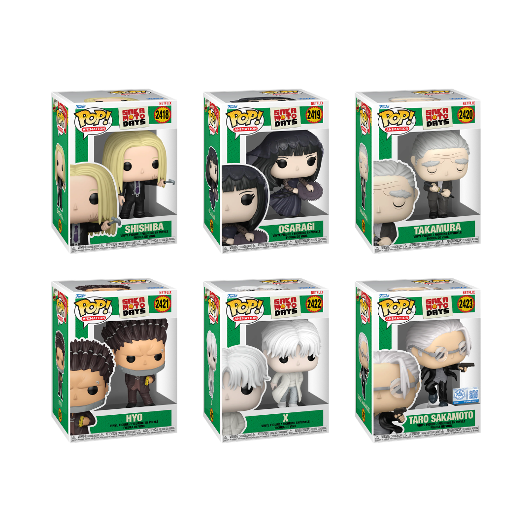 Funko Pop! Anime: Sakamoto Days - Shishiba / Osaragi / Takamura / Hyo / X / Taro Sakamoto [Funko Special Edition] *PREORDER*