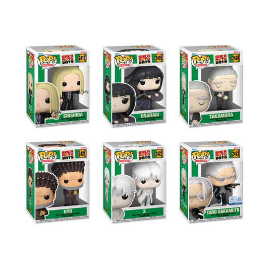 Funko Pop! Anime: Sakamoto Days - Shishiba / Osaragi / Takamura / Hyo / X / Taro Sakamoto [Funko Special Edition] *PREORDER*