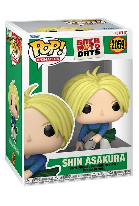 Funko Pop! Anime: Sakamoto Days - Taro Sakamoto / Shin Asakura / Nagumo / Lu Shaotang