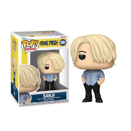 Funko Pop! Television: One Piece (Live Action) - Monkey D. Luffy / Zoro / Nami / Sanji / Usopp / Tony Tony Chopper (Flocked)