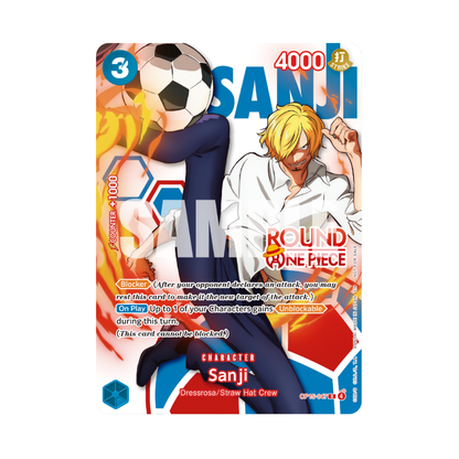 One Piece TCG: Round 1 Promos (English) - Monkey D. Luffy / Roronoa Zoro / Nami / Franky / Usopp / Tony Tony Chopper / Sanji / Nico Robin / Brook / Jinbe