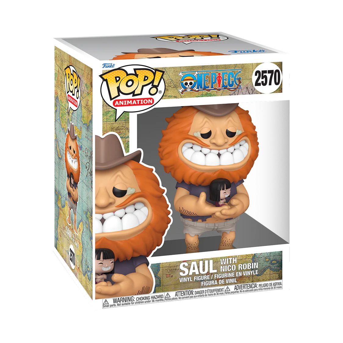 Funko Pop! Anime: One Piece - Saul / Oars / Demonio Fleur / Zoro (Dressrosa) / Zoro (Kid) / Momonosuke *PREORDER*