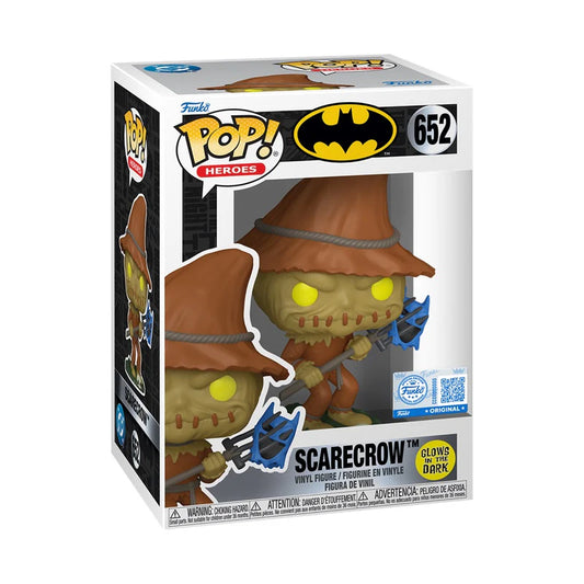 Funko Pop! DC: Batman - Scarecrow #652 [Funko Special Edition - Glow-In-The-Dark (GITD)] *PREORDER*