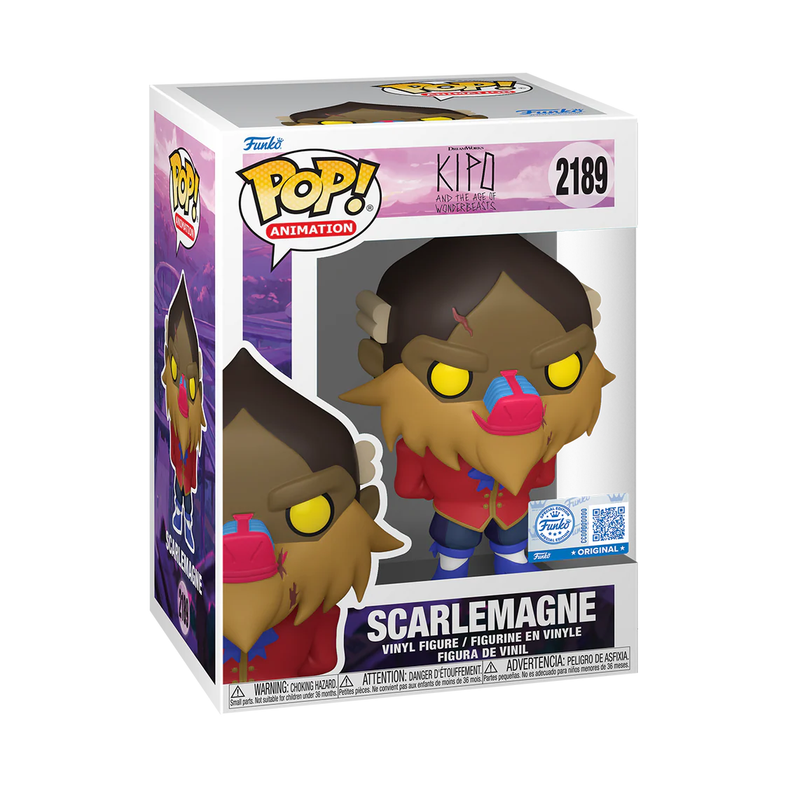 Funko Pop! Animation: Kipo and the Age of the Wonderbeasts - Scarlemagne / Kipo *PREORDER*