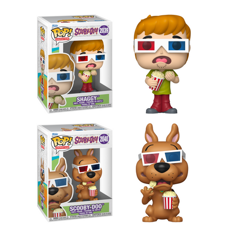 Funko Pop! Animation: Scooby Doo! - Shaggy (with 3D Glasses) / Scooby-Doo (with 3D Glasses) *PREORDER*