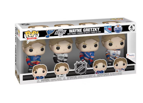 Funko Pop! Hockey: NHL WAYNE GRETZKY 4 PACK [FANATICS EXCLUSIVE]*