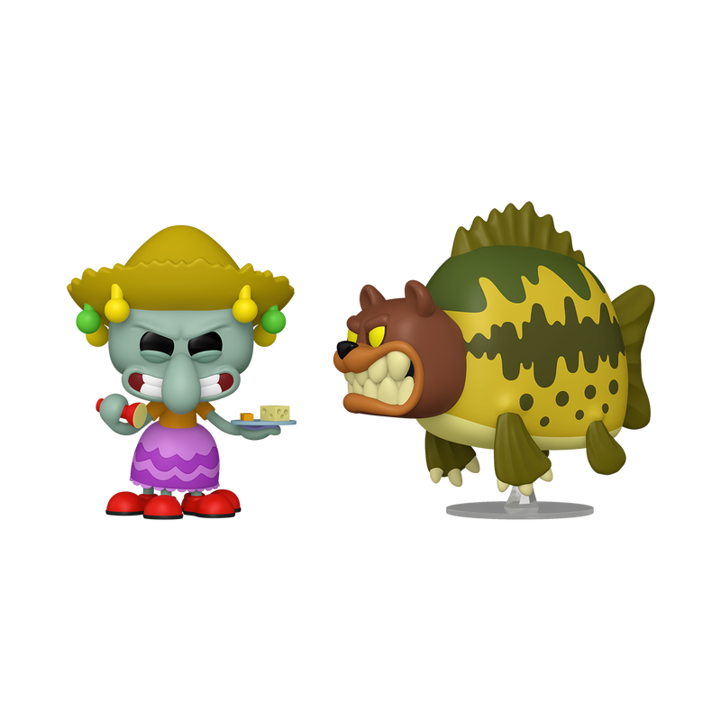 Funko Pop! Television: Spongebob Squarepants - Squidward & Sea Bear 2pk / Spongebob with Mystery / Man Ray / Spongebob Grinning *PREORDER*