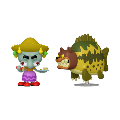 Funko Pop! Television: Spongebob Squarepants - Squidward & Sea Bear 2pk / Spongebob with Mystery / Man Ray / Spongebob Grinning *PREORDER*