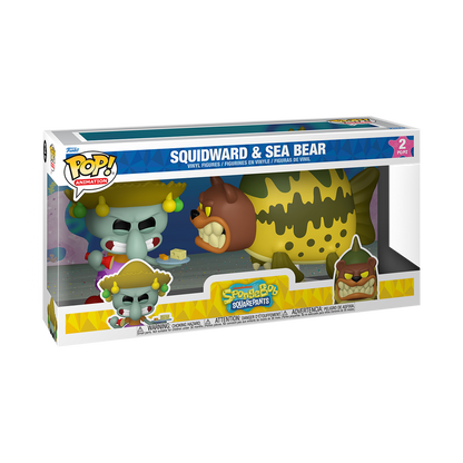 Funko Pop! Television: Spongebob Squarepants - Squidward & Sea Bear 2pk / Spongebob with Mystery / Man Ray / Spongebob Grinning *PREORDER*