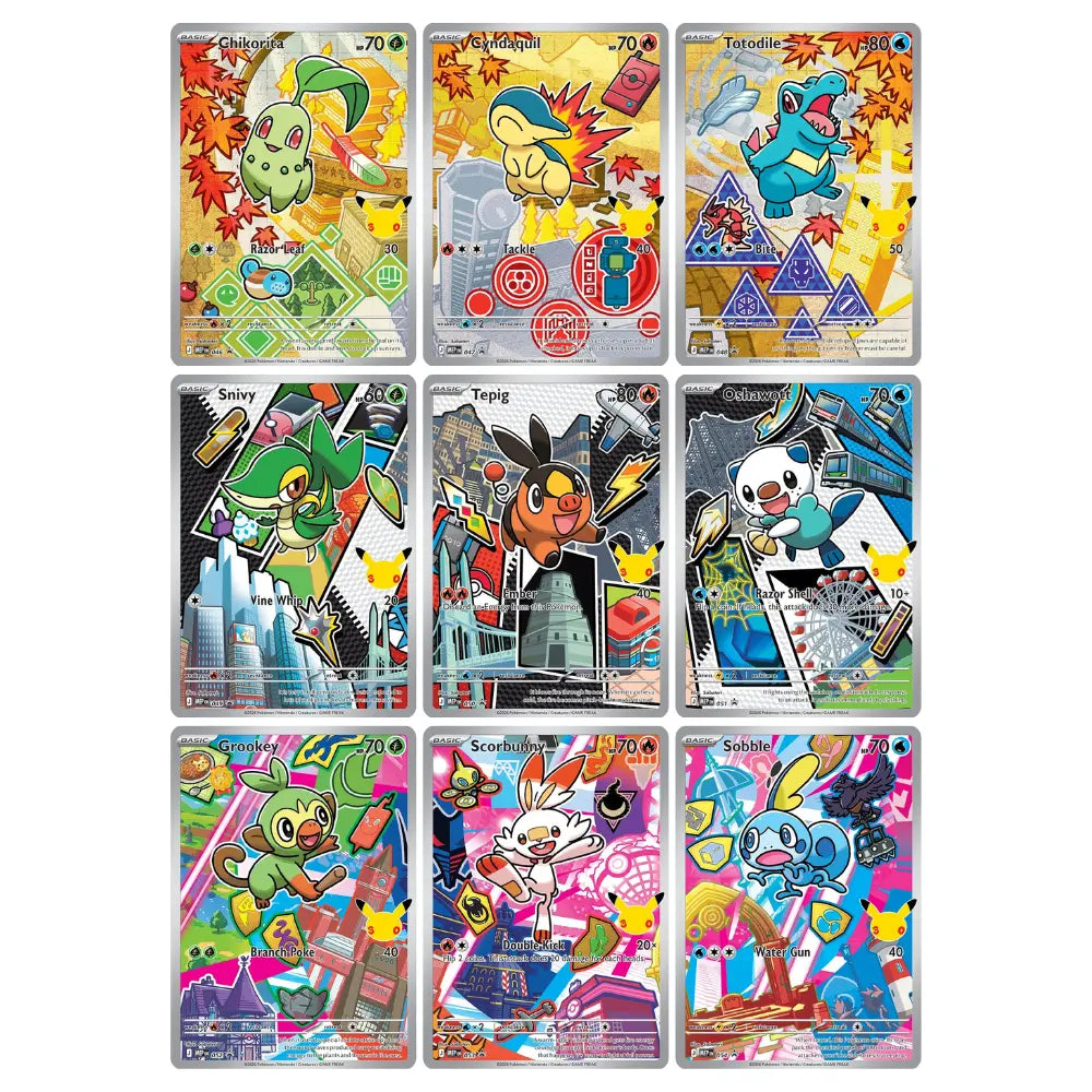 Pokemon TCG - First Partners Series 2 Single Cards / 3pc Set