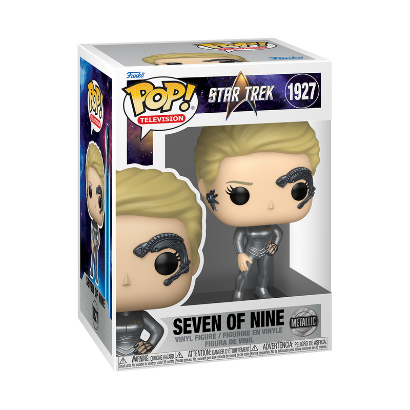 Funko Pop! Movies: Star Trek - The Doctor / Seven Of Nine (Metallic) / Worf / Geordi LaForge / Benjamin Sisko *PREORDER*