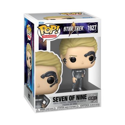 Funko Pop! Movies: Star Trek - The Doctor / Seven Of Nine (Metallic) / Worf / Geordi LaForge / Benjamin Sisko *PREORDER*