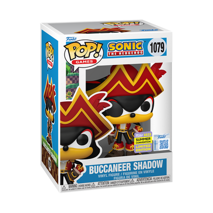 Funko Pop! Games: Sonic The Hedgehog - Buccaneer Shadow #1079 [2025 SDCC 0Summer Convention Exclusive]