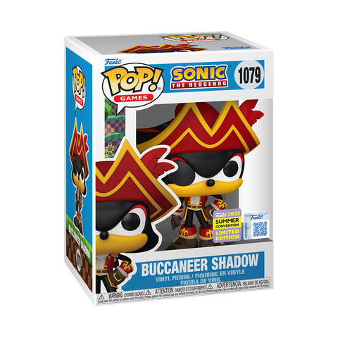 Funko Pop! Games: Sonic The Hedgehog - Buccaneer Shadow #1079 [2025 SDCC Summer Convention Exclusive] *PREORDER*