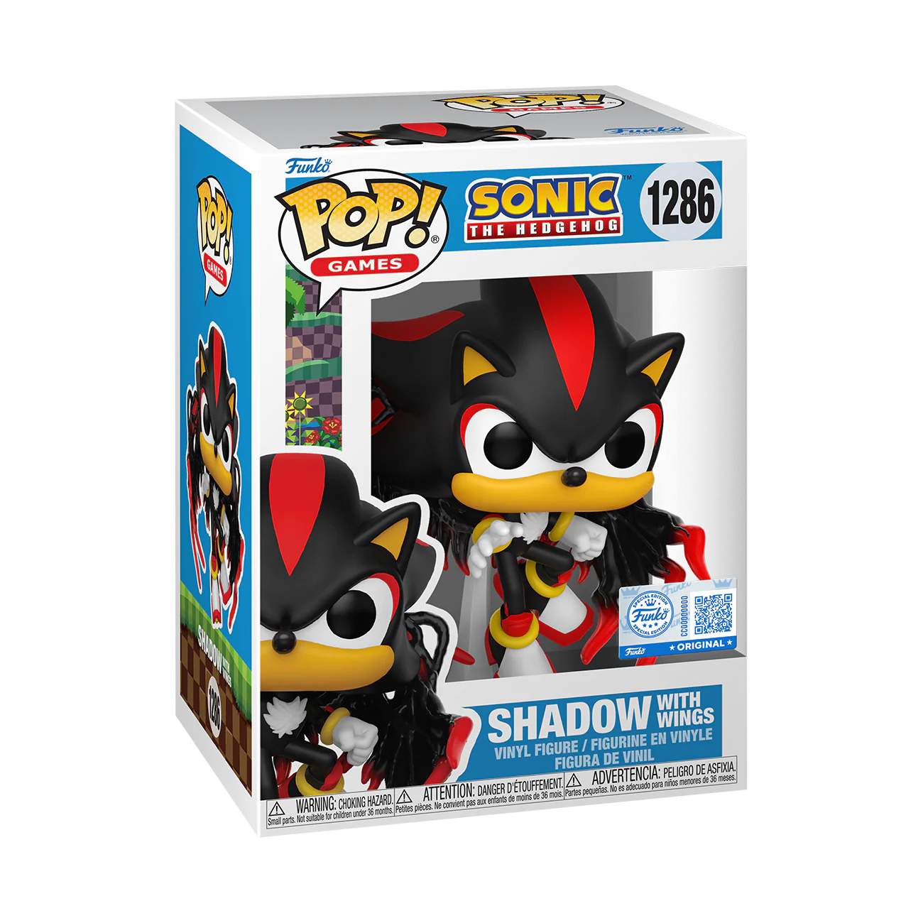 Funko Pop! Games: Sonic The Hedgehog - Shadow with Wings / Darkspine Sonic / Shadow On Dark Rider *PREORDER*