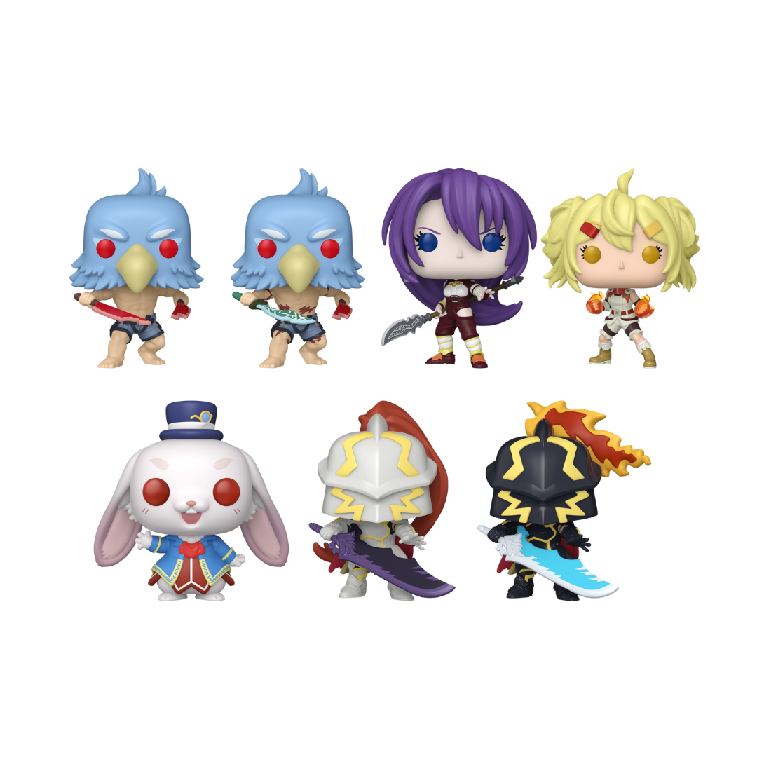 Funko Pop! Anime: Shangri-La Frontier - Sunraku / Arthur / Oikatzo / Emul / Psyger-0 [Exclusive] *PREORDER*